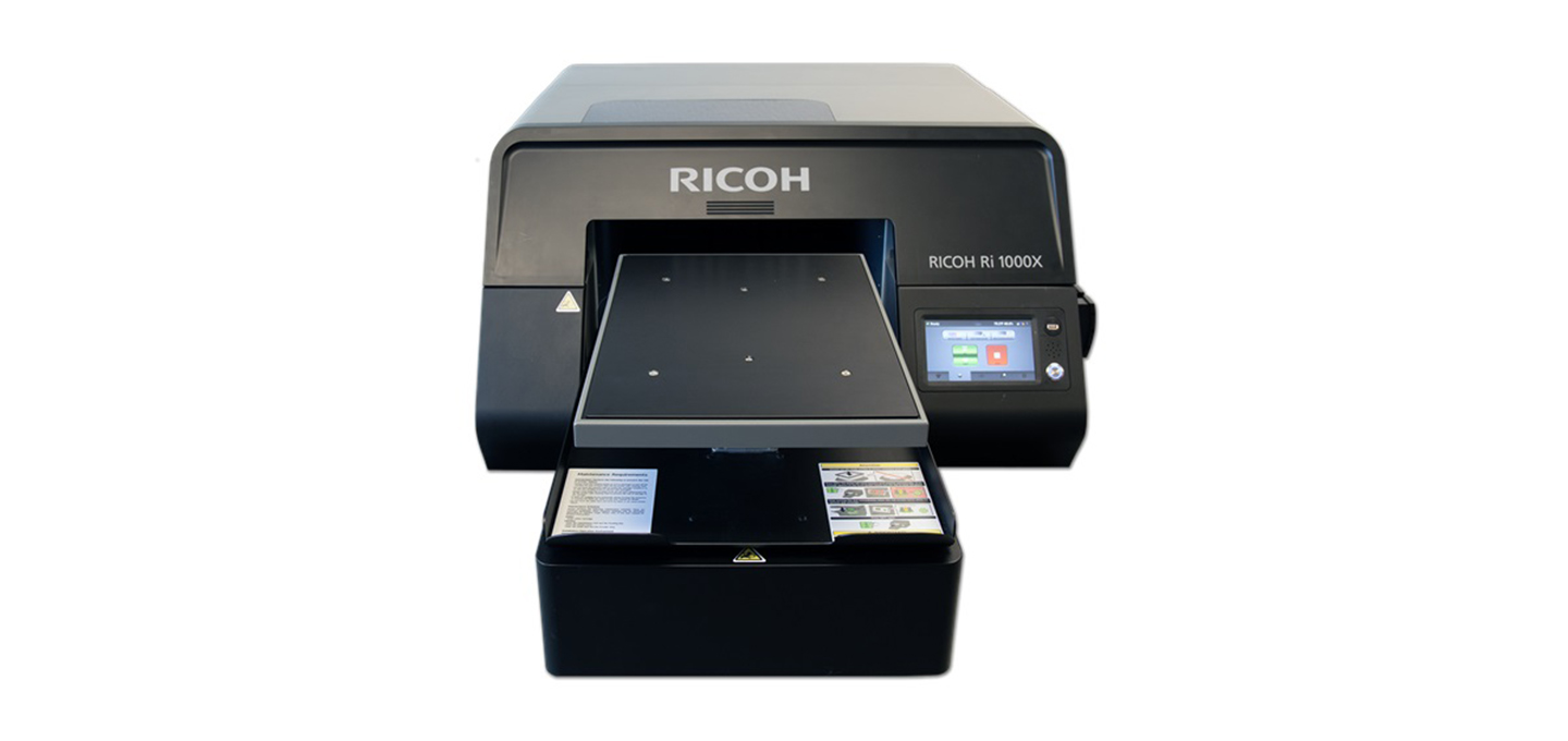 RICOH Ri 1000X DTG printer Advanced apparel decoration Ricoh Sverige